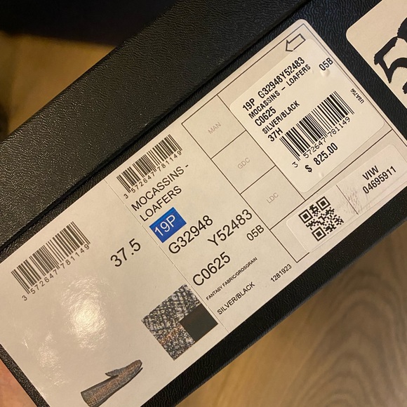 Chanel glitter opera loafers 37.5 - Picture 5 of 6